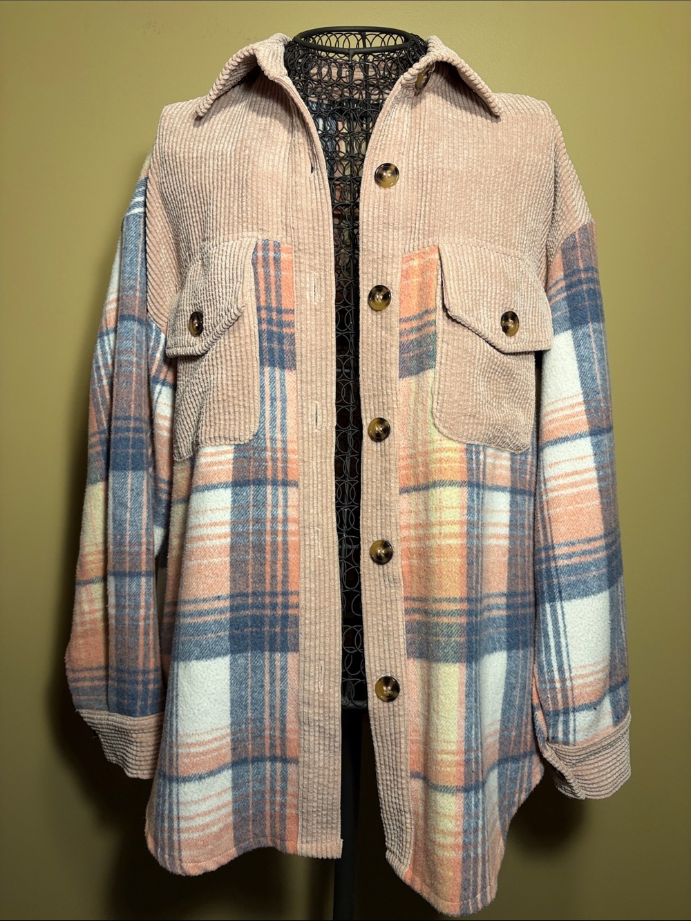 Women's Plaid Flannel Shacket